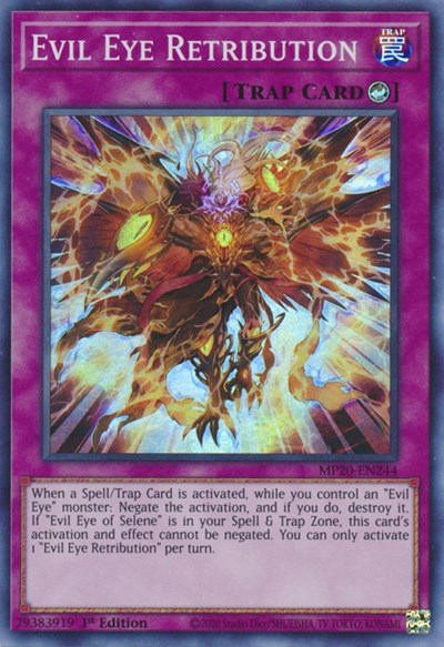 Evil Eye Retribution (Super Rare) [MP20-EN244-SuR]