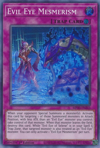 Evil Eye Mesmerism (Super Rare) [MP20-EN243-SuR]