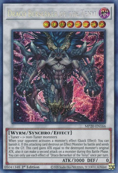 Draco Berserker of the Tenyi (Prismatic Secret Rare) [MP20-EN166-PrSR]