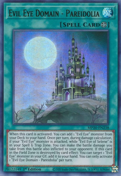 Evil Eye Domain - Pareidolia (Ultra Rare) [MP20-EN238-UR]