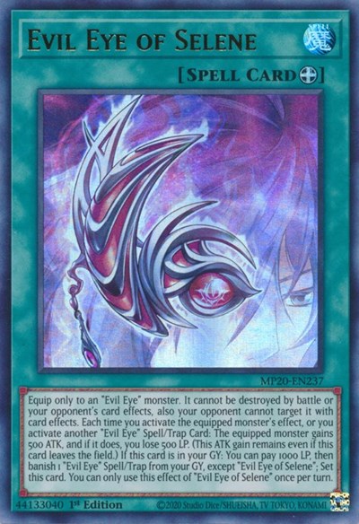 Evil Eye of Selene (Ultra Rare) [MP20-EN237-UR]