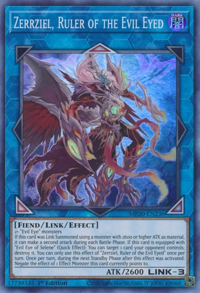 Zerrziel, Ruler of the Evil Eyed (Super Rare) [MP20-EN236-SuR]