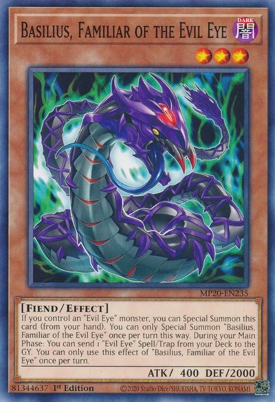 Basilius, Familiar of the Evil Eye (Common) [MP20-EN235-C]