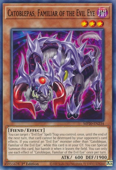 Catoblepas, Familiar of the Evil Eye (Common) [MP20-EN234-C]