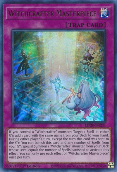 Witchcrafter Masterpiece (Ultra Rare) [MP20-EN231-UR]