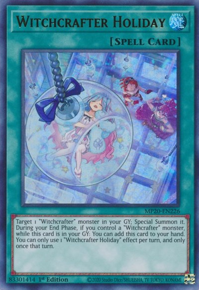 Witchcrafter Holiday (Ultra Rare) [MP20-EN226-UR]