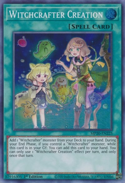 Witchcrafter Creation (Super Rare) [MP20-EN225-SuR]