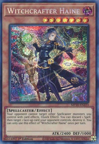 Witchcrafter Haine (Prismatic Secret Rare) [MP20-EN223-PrSR]