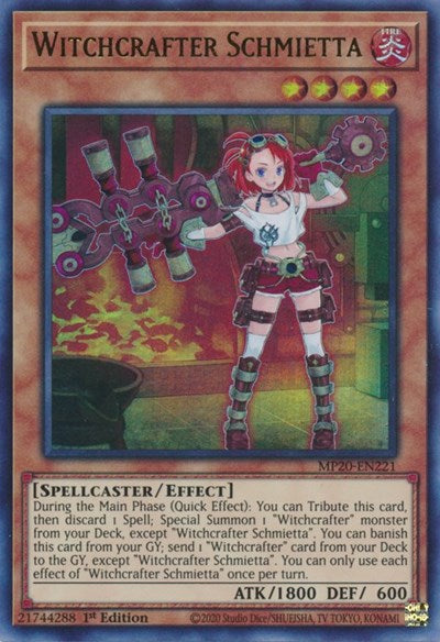 Witchcrafter Schmietta (Ultra Rare) [MP20-EN221-UR]