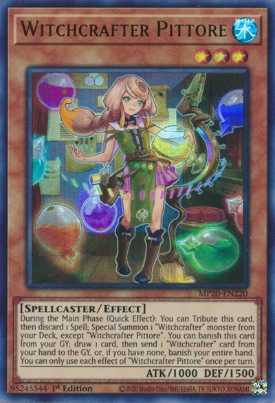 Witchcrafter Pittore (Ultra Rare) [MP20-EN220-UR]