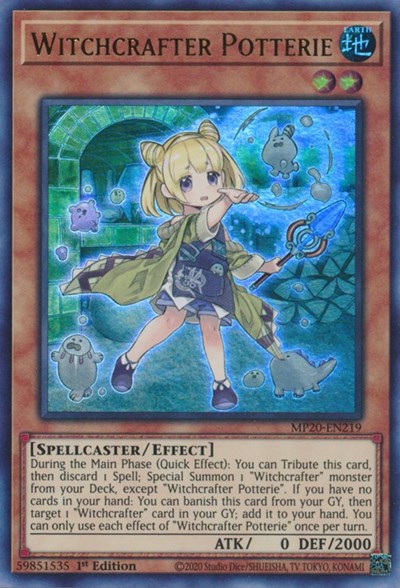 Witchcrafter Potterie (Ultra Rare) [MP20-EN219-UR]
