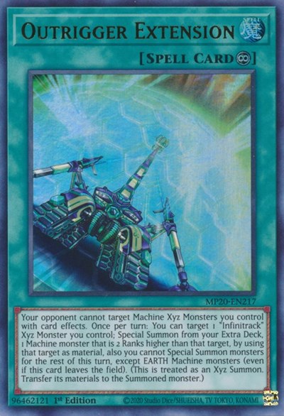Outrigger Extension (Ultra Rare) [MP20-EN217-UR]