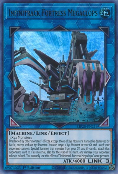 Infinitrack Fortress Megaclops (Ultra Rare) [MP20-EN216-UR]