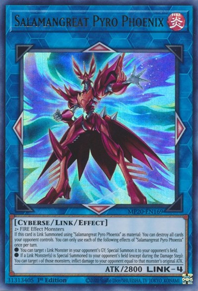 Salamangreat Pyro Phoenix (Ultra Rare) [MP20-EN169-UR]