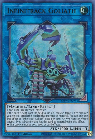 Infinitrack Goliath (Ultra Rare) [MP20-EN215-UR]