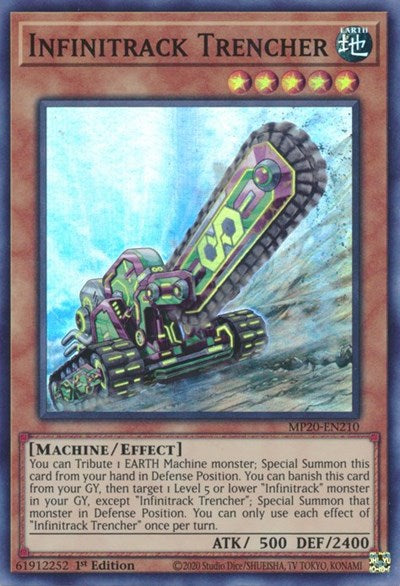 Infinitrack Trencher (Super Rare) [MP20-EN210-SuR]
