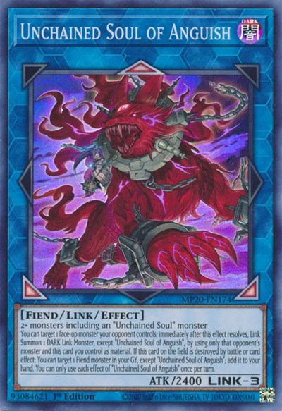Unchained Soul of Anguish (Super Rare) [MP20-EN174-SuR]