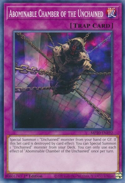 Abominable Chamber of the Unchained (Common) [MP20-EN192-C]