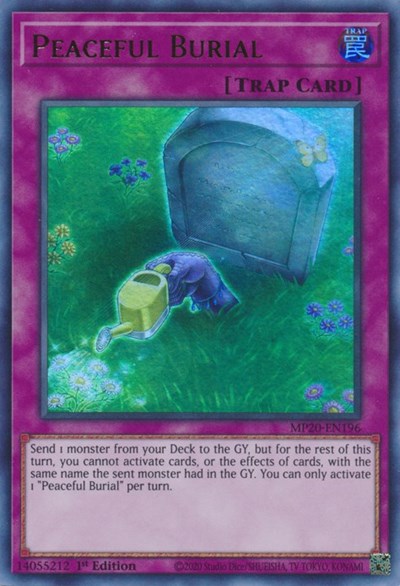 Peaceful Burial (Ultra Rare) [MP20-EN196-UR]