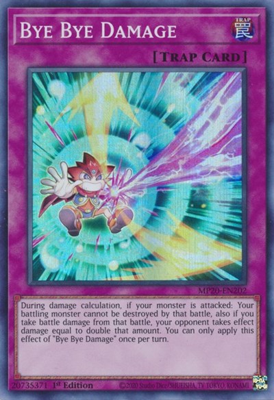 Bye Bye Damage (Super Rare) [MP20-EN202-SuR]