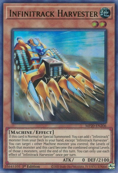 Infinitrack Harvester (Ultra Rare) [MP20-EN206-UR]