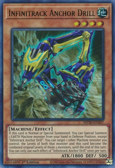 Infinitrack Anchor Drill (Ultra Rare) [MP20-EN207-UR]