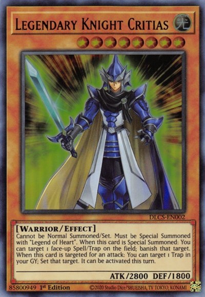 Legendary Knight Critias (Ultra Rare) [DLCS-EN002-UR]