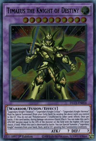 Timaeus the Knight of Destiny (Ultra Rare) [DLCS-EN054-UR]