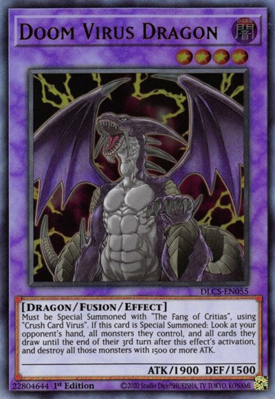 Doom Virus Dragon (Ultra Rare) [DLCS-EN055-UR]