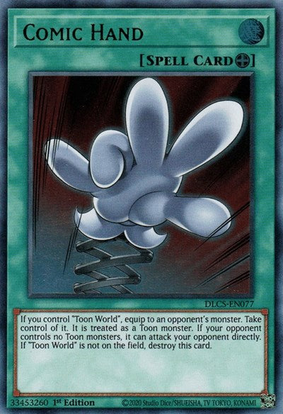 Comic Hand (Ultra Rare) [DLCS-EN077-UR]