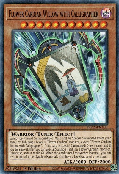 Flower Cardian Willow with Calligrapher (Common) [DLCS-EN133-C]