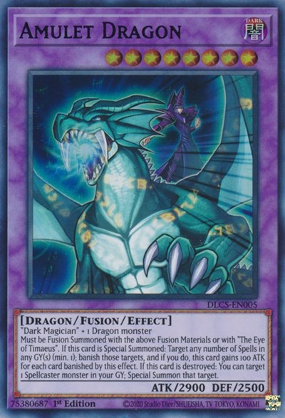 Amulet Dragon (Ultra Rare) (Purple) [DLCS-EN005-UR-P]