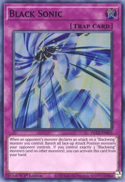 Black Sonic (Ultra Rare) (Blue) [DLCS-EN032-UR-B]