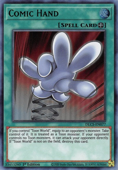 Comic Hand (Ultra Rare) (Green) [DLCS-EN077-UR-G]