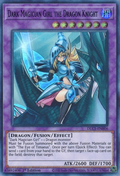 Dark Magician Girl the Dragon Knight (Ultra Rare) (Purple) [DLCS-EN006-UR-P]