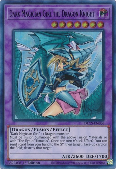 Dark Magician Girl the Dragon Knight (Ultra Rare) (Alternate Art) (Purple) [DLCS-EN006-UR-ALT-P]