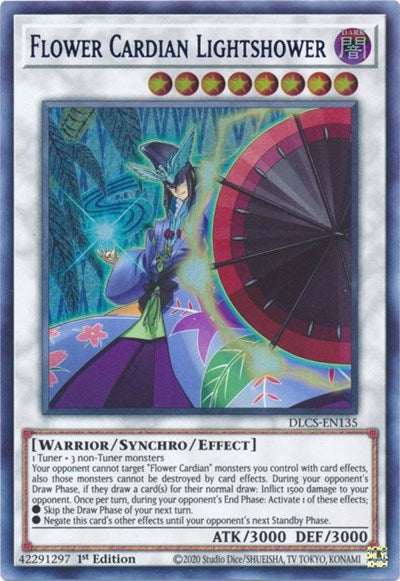 Flower Cardian Lightshower (Ultra Rare) (Blue) [DLCS-EN135-UR-B]