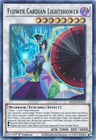 Flower Cardian Lightshower (Ultra Rare) (Green) [DLCS-EN135-UR-G]