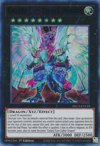 Galaxy-Eyes Cipher Dragon (Ultra Rare) (Blue) [DLCS-EN125-UR-B]