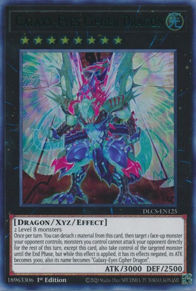 Galaxy-Eyes Cipher Dragon (Ultra Rare) (Green) [DLCS-EN125-UR-G]
