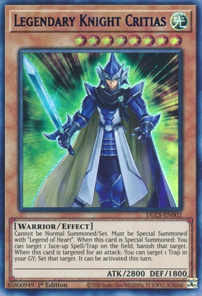 Legendary Knight Critias (Ultra Rare) (Purple) [DLCS-EN002-UR-P]
