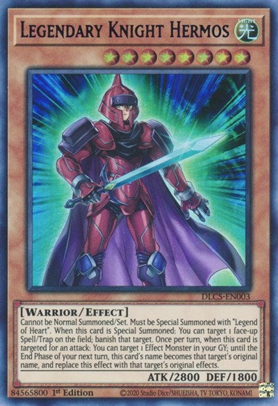 Legendary Knight Hermos (Ultra Rare) (Purple) [DLCS-EN003-UR-P]