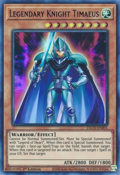 Legendary Knight Timaeus (Ultra Rare) (Blue) [DLCS-EN001-UR-B]