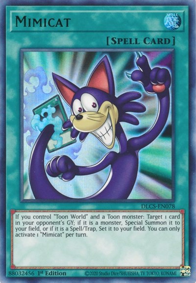 Mimicat (Ultra Rare) (Green) [DLCS-EN078-UR-G]