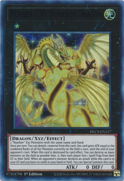 Number 100: Numeron Dragon (Ultra Rare) (Purple) [DLCS-EN117-UR-P]