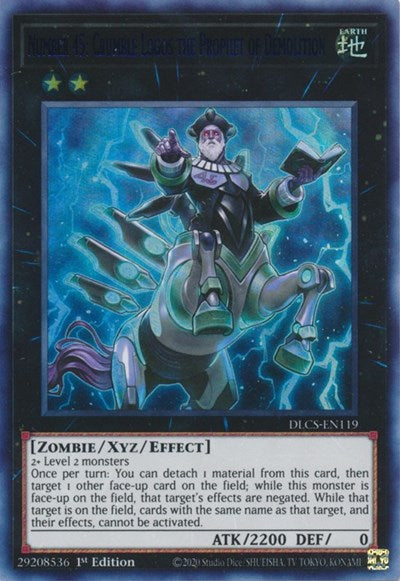 Number 45: Crumble Logos the Prophet of Demolition (Ultra Rare) (Blue) [DLCS-EN119-UR-B]