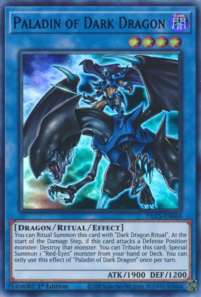 Paladin of Dark Dragon (Ultra Rare) (Purple) [DLCS-EN069-UR-P]