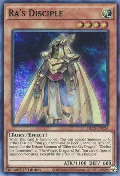 Ra's Disciple (Ultra Rare) (Green) [DLCS-EN026-UR-G]