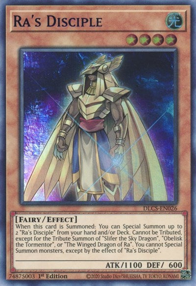 Ra's Disciple (Ultra Rare) (Purple) [DLCS-EN026-UR-P]
