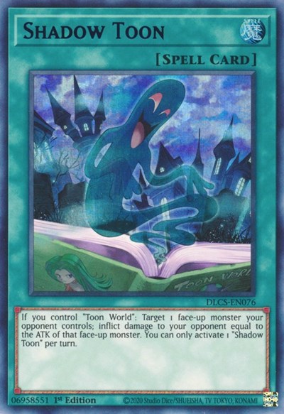 Shadow Toon (Ultra Rare) (Blue) [DLCS-EN076-UR-B]